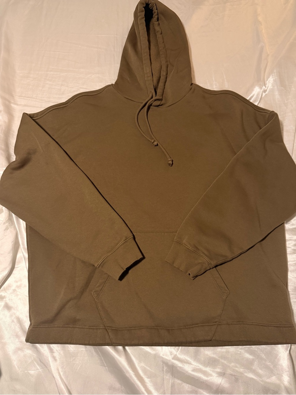 SKIMS Army Green Oversized Hoodie